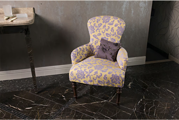 LADY - Fabric easy chair with armrests by Park Avenue - view 3